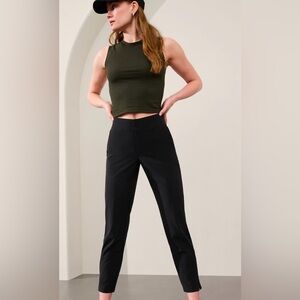 Athleta Black Straight Leg Pants